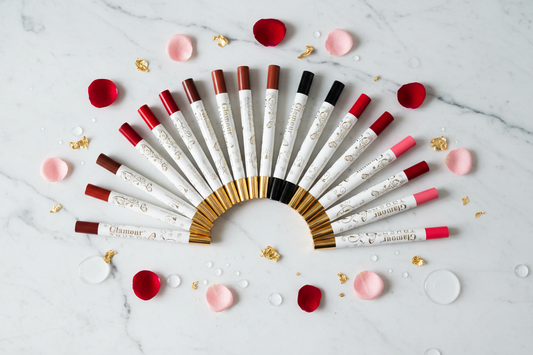 Glamour Touch Artistic Lipstick Pencil - Flat Lay All Shades