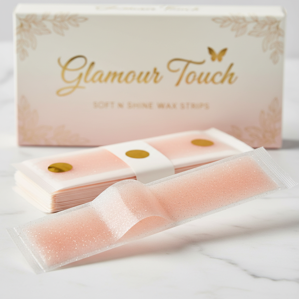 Glamour Touch Wax Strips close-up detail shot