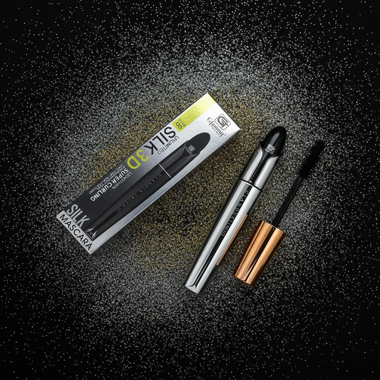 Glamour Touch Silk 3D Mascara - Flat Lay with Box