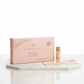 Glamour Touch Soft n Shine Wax Strips Kit product shot on white marble